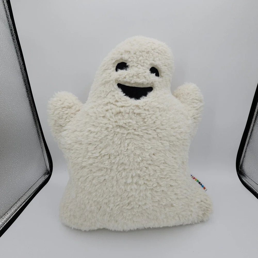 Novogratz Halloween‎ Ghost Sherpa Plush Pillow 16